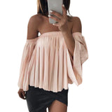 Women Tops Off Shoulder
