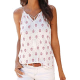 Women Summer Print Sleeveless