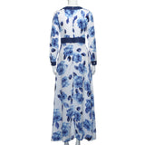 Womens Long Maxi Party Dress Ladies Boho Summer Print Dress