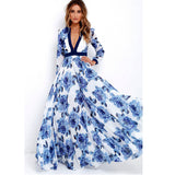 Womens Long Maxi Party Dress Ladies Boho Summer Print Dress