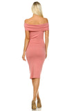 Women's Off Shoulder Bodycon Dress